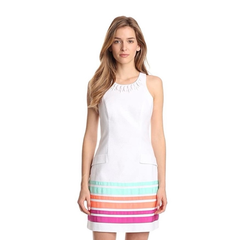 Lilly Pulitzer • White Pearl Swirl Resort Dress